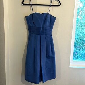 Blue Ann Taylor strapless dress